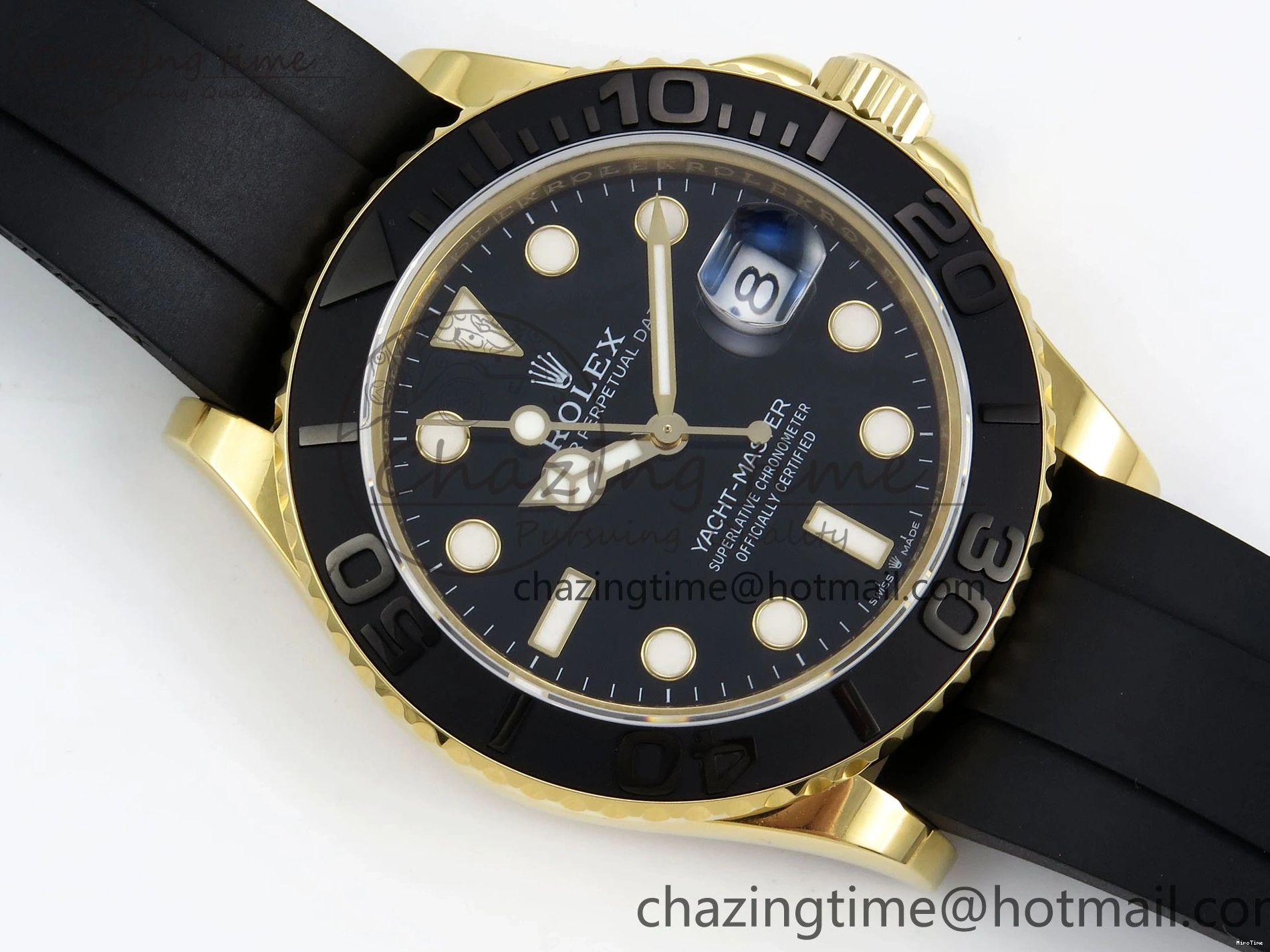 MiroTime 0121 Yacht-Master 226658 KF 1:1 Best Edition YG Wrapped on Oysterflex Strap VR3235 (Gen Weight) Classic 1626